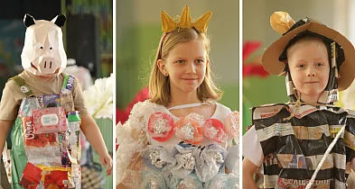 [FOTO] Eko moda na czerwonym dywanie! Uczniowie zachwycili pomysłowością