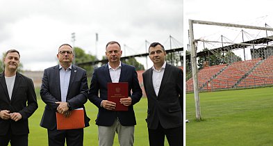 Rusza wielka rozbudowa! Minister przywiózł miliony dla Chrobrego Głogów