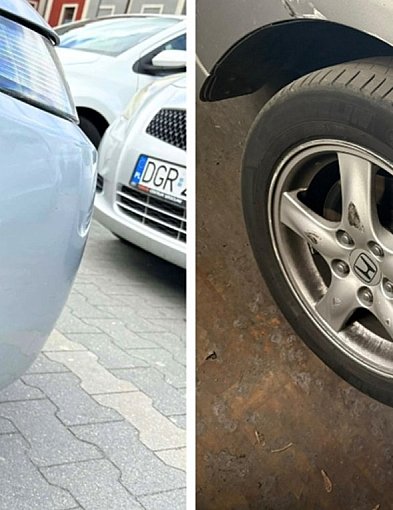 Stuknęła i uciekła. Kto widział kolizję na dużym rondzie w Głogowie?