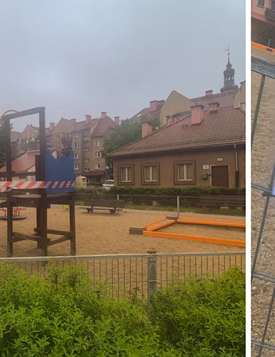 Plac zabaw do remontu. Będzie tu nowocześnie i zielono