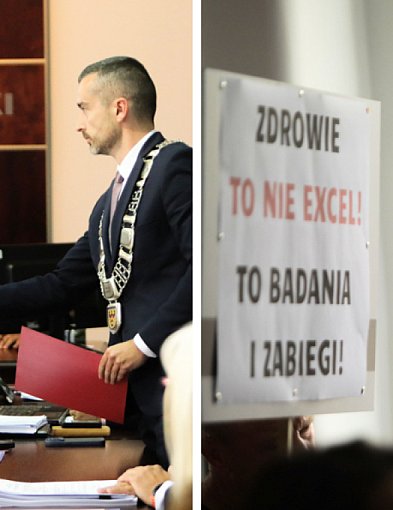 [FOTO] Podczas sesji: Podwyżki, kwiaty i czerwona kartka dla starosty