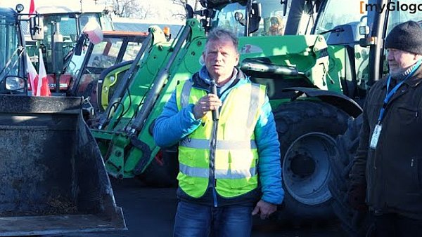 Protest w Głogowie! Rolnicy wściekli na rząd i Unię Europejską: To umowa przeciwko nam!