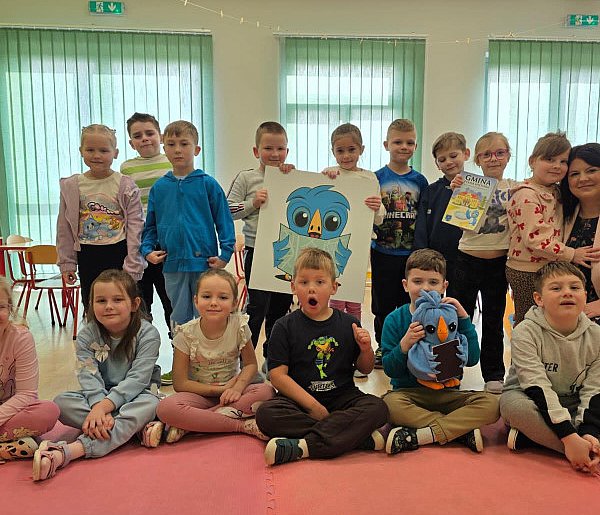 Gaworek z wizytą w przedszkolu – Jeżyki słuchały jak zaczarowane