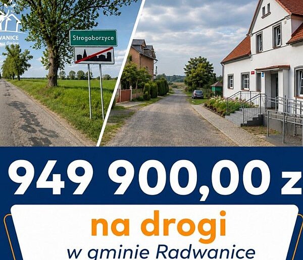 Blisko milion złotych na modernizację dróg w gminie Radwanice