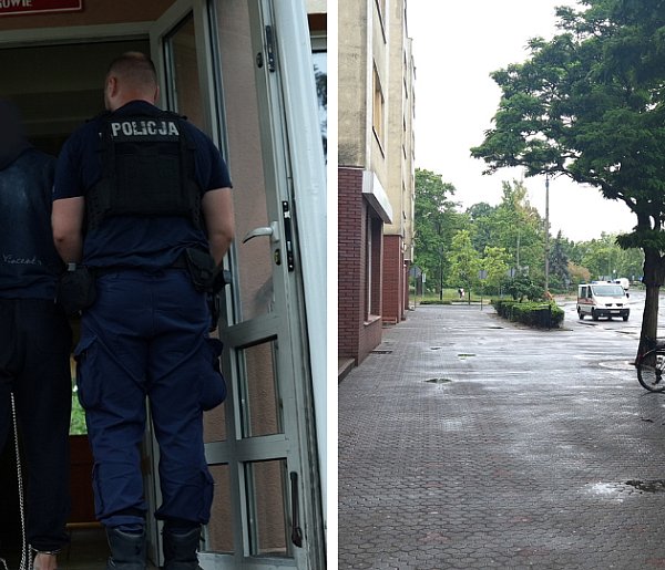 Sceny grozy pod sklepem w Głogowie! Dwóch rannych policjantów w szpitalu