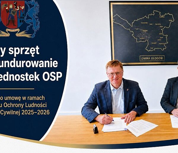 Gmina Głogów inwestuje w bezpieczeństwo. OSP otrzymają nowy sprzęt i umundurowanie
