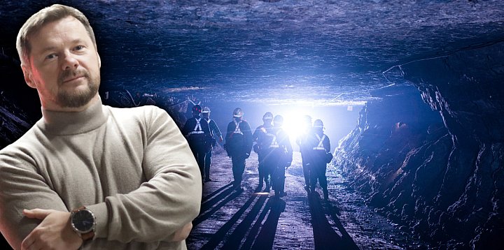 Miał trzy metry skał nad głową