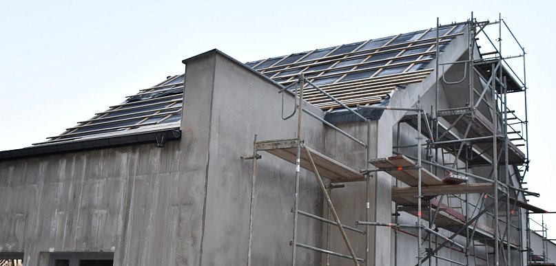 Mrozy nie zatrzymują budowy