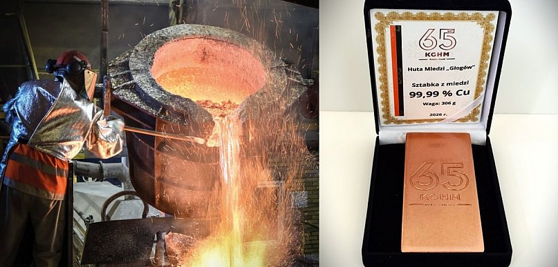 Unikatowe sztabki z Huty Miedzi Głogów. Trafią na licytację WOŚP!