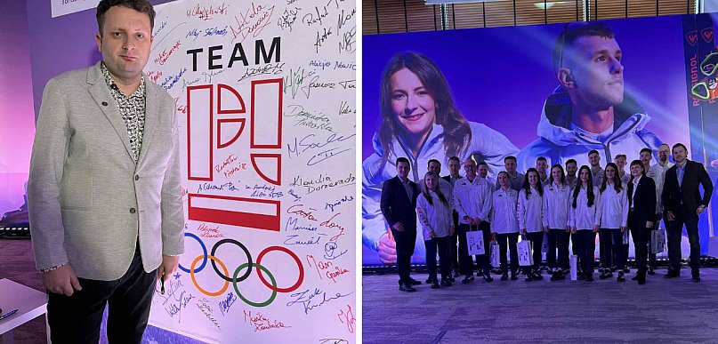 Biathloniści gotowi na igrzyska, a obok nich nasz dziennikarz Mateusz Król