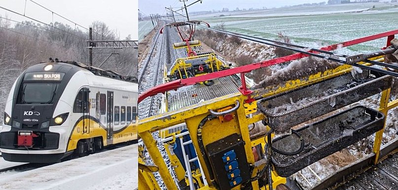 Pociągi przymarzły w Głogowie. Ruch zawieszony w stronę Lubina i Wrocławia