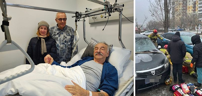 Przeżył dramat na oblodzonym parkingu w Głogowie