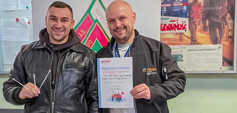 Rekordowa akcja w Zakładach Górniczych KGHM. To gest prosto z serca!
