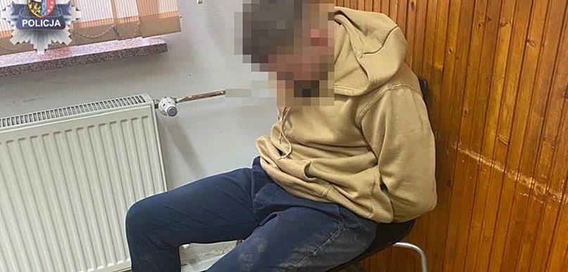 Złodziej ubrań schwytany po ucieczce rowerem!