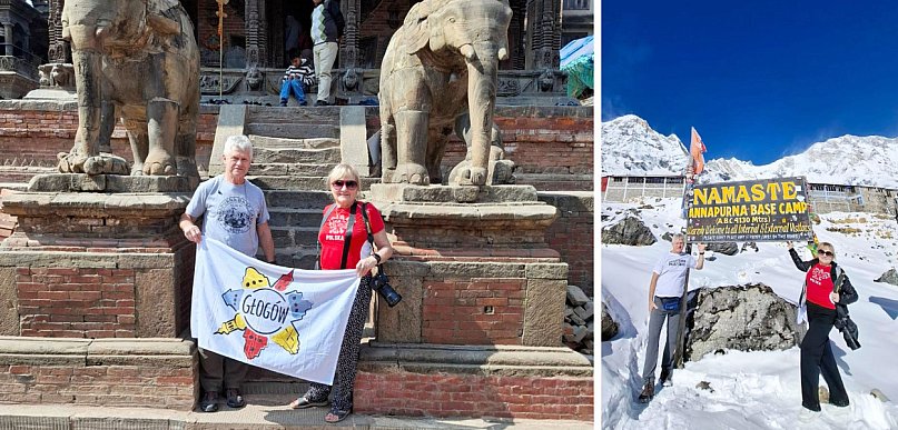 Z Głogowa pojechali aż do Nepalu