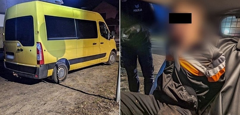 Ukradł busa i potrącił pieszego. 30-latek zatrzymany