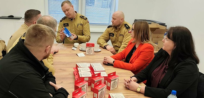 Czujniki czadu i dymu trafią do mieszkańców Gminy Pęcław