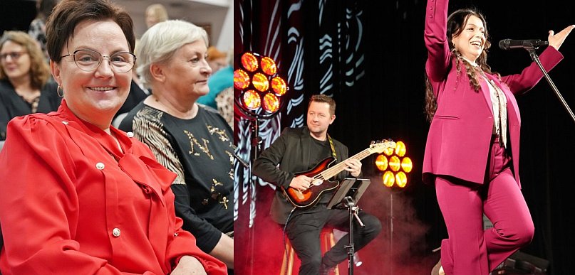 Śmiech to jej specjalność. Katarzyna Pakosińska dla kobiet w Grębocicach [FOTO]