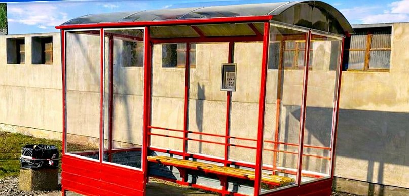 Nowa wiata przystankowa w Grodźcu Małym już gotowa!