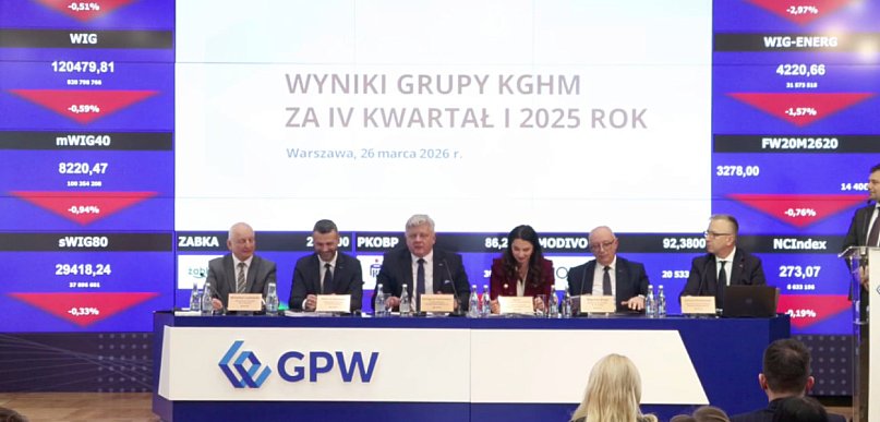 KGHM pokazuje wyniki za 2025 rok.  "To był bardzo dobry rok"