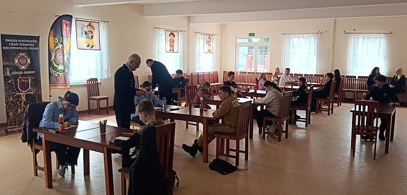 Młodzież z gminy Głogów sprawdzała swoją wiedzę pożarniczą