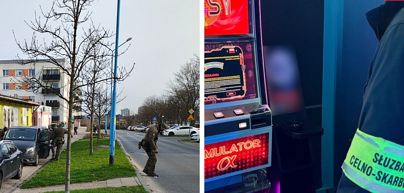 Nalot na nielegalny salon gier w Głogowie. To część wielkiej akcji KAS
