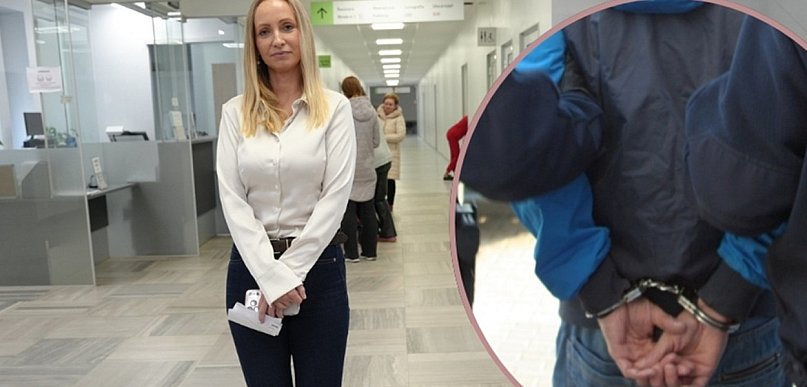 W kajdankach z głogowskiego szpitala. Bezdomny zamknął się w toalecie