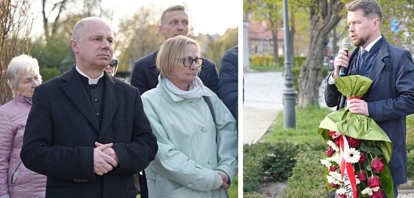 Nie można kłamać o Katyniu. W Głogowie znicze przed pomnikiem [WIDEO, FOTO]