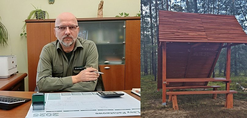 Ukradli wiatę Nadleśnictwu. Bezczelność bez granic!