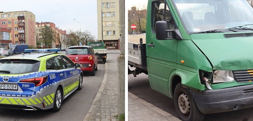 Mercedesem uderzył w Fiata. Kolizja na pl. Tysiąclecia w Głogowie