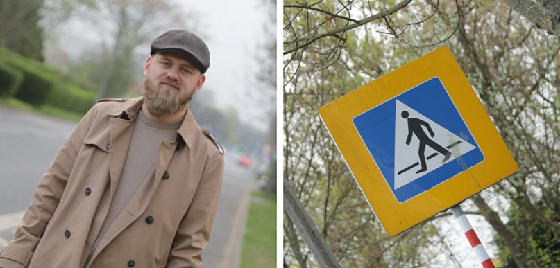 Tutaj będzie nowoczesne oznakowanie. Radny Górawski: Po zmroku to jest problem