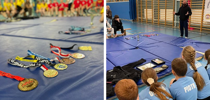 Mistrz świata na macie w szkole w Głogowie