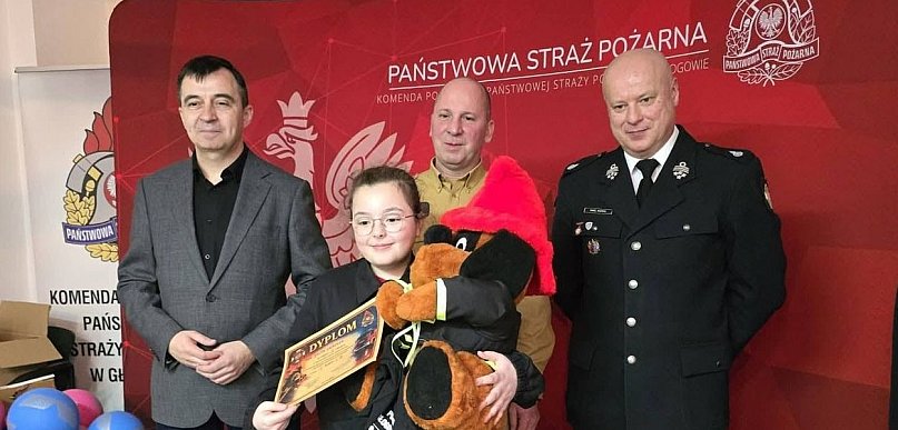 Młodzież z gm. Kotla na podium Turnieju Wiedzy Pożarniczej