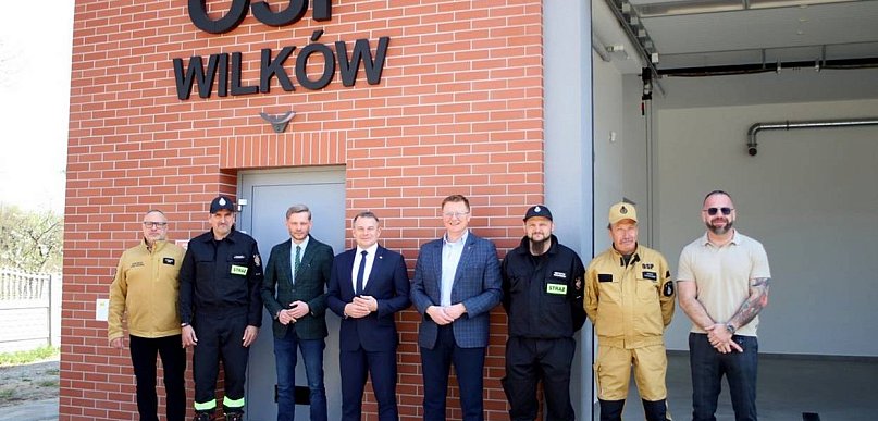 Nowa jakość dla bezpieczeństwa mieszkańców. Remiza OSP w Wilkowie po modernizacji