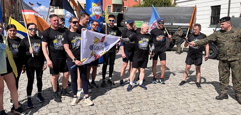 [WIDEO] Bieg pamięci w Głogowie. Żołnierze uczcili gen. Tadeusza Buka