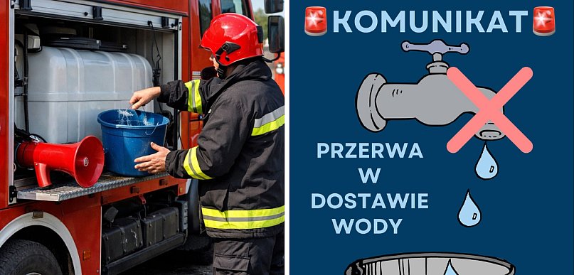 Wielka awaria wodociągu. Strażacy dowożą wodę do wsi
