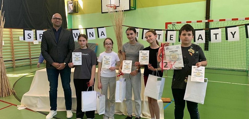 II miejsce dla uczniów z Serbów w konkursie „Sprawna matematyka”