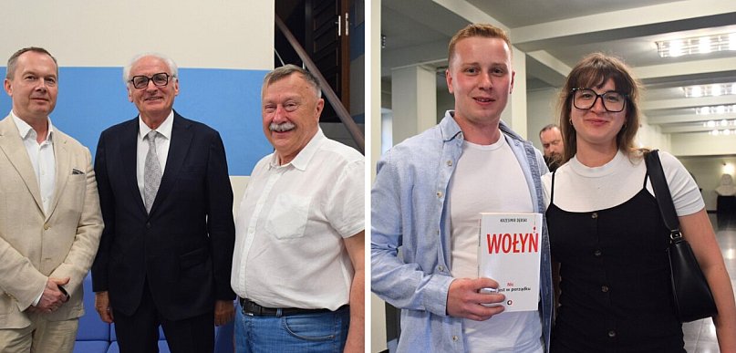 Krzesimir Dębski w Głogowie. Tym razem nie z koncertem, ale z książką o Wołyniu