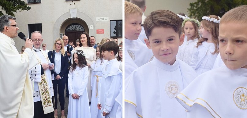 [FOTO] Wielkie święto w parafii św. Klemensa w Głogowie. Pierwsza Komunia!