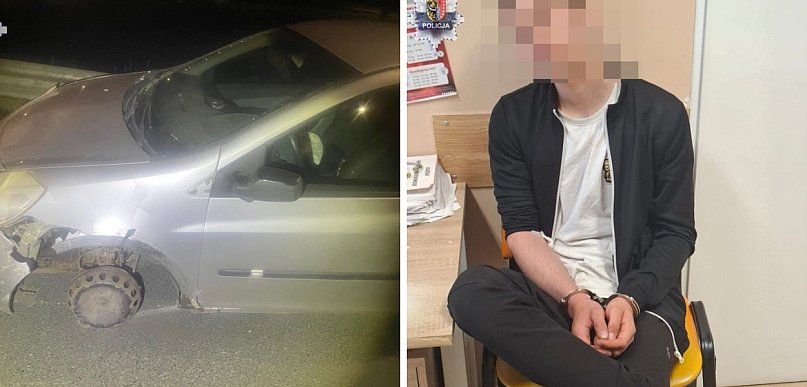 18-latek jechał na feldze i po pijaku