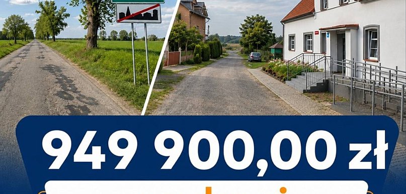 Blisko milion złotych na modernizację dróg w gminie Radwanice