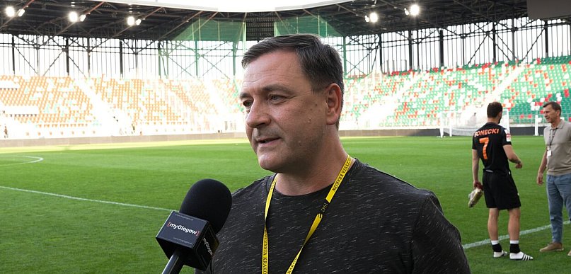 [WIDEO] Dyrektor Chrobrego Głogów przed barażami: Gramy o pełną pulę