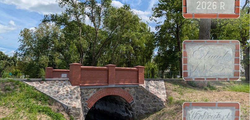 Zabytkowy most w Kłębanowicach odzyskał dawny blask