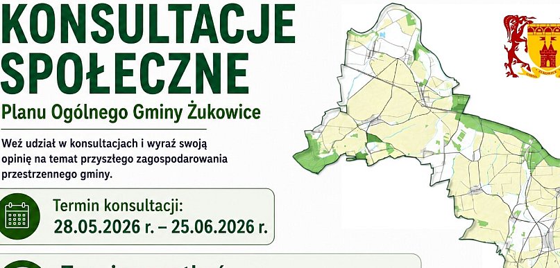 Konsultacje społeczne projektu planu ogólnego gminy Żukowice