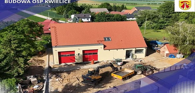 Wielkie odliczanie w Kwielicach! Budowa nowej remizy OSP na ostatniej prostej!