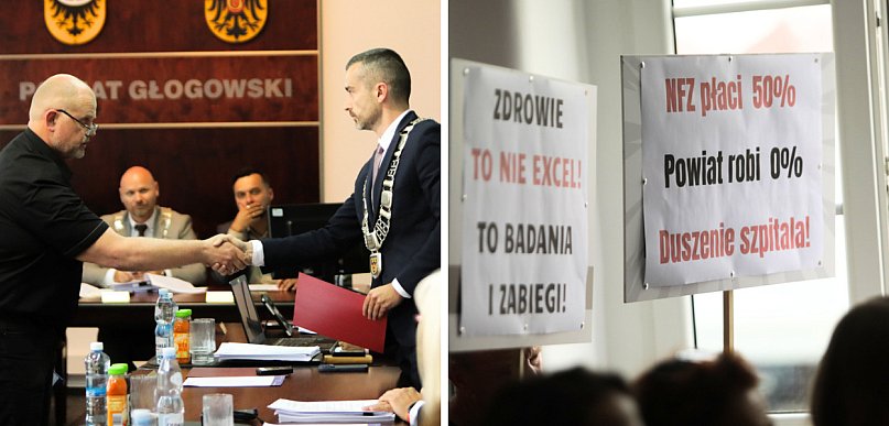 [FOTO] Podczas sesji: Podwyżki, kwiaty i czerwona kartka dla starosty
