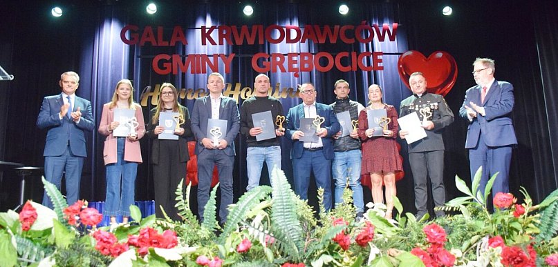[FOTO] W Grębocicach uhonorowano krwiodawców na pierwszej gali