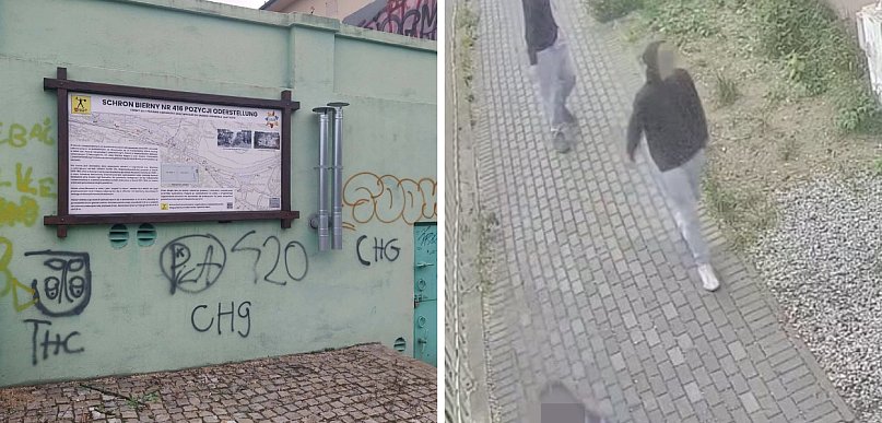 Skandal w Głogowie! Młodzi wandale zniszczyli zabytki, kamery ich uchwyciły