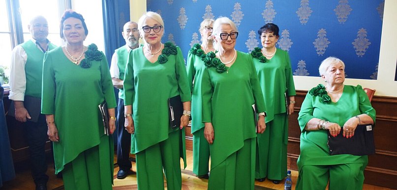 Seniorki z Radochy zrobiły furorę. Wyglądały jak modelki na wybiegu