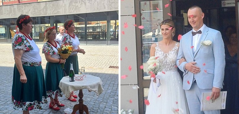 Wzruszające chwile przed głogowskim ratuszem
